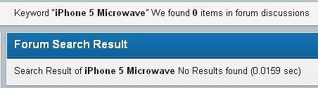 Edan Gan! iPhone 5 Dipanggang di Microwave