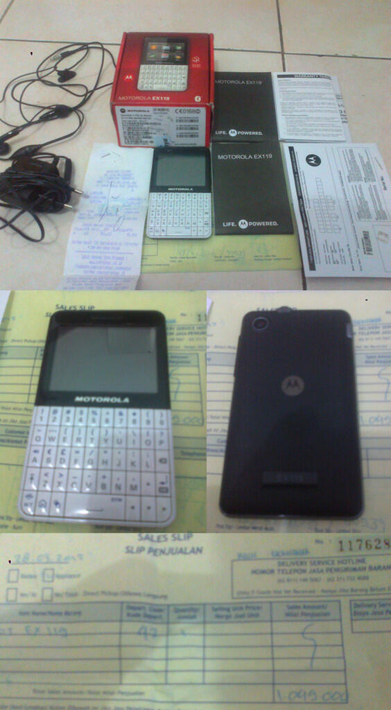 Jual Motorola ex119 650rb