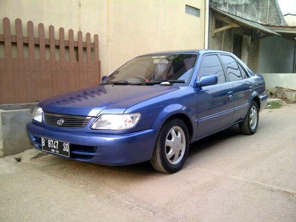 Toyota Soluna GLI 2001 MT Biru met Special Conditiont