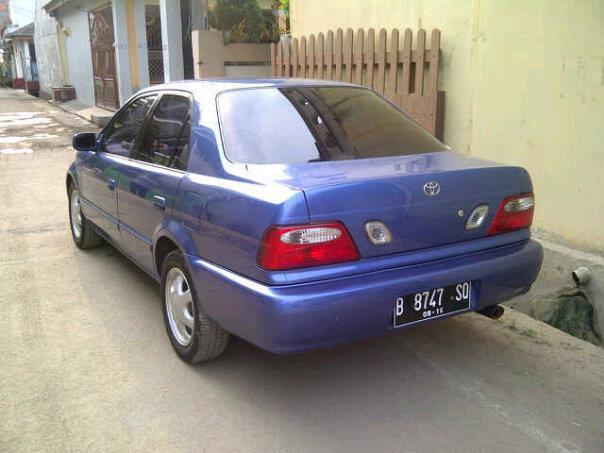 Toyota Soluna GLI 2001 MT Biru met Special Conditiont