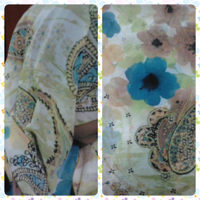 CHIFFON SHAWL POLOS dan MOTIF