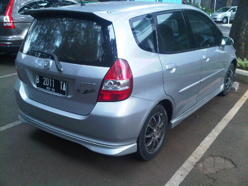 Honda Jazz, vtech, Triptonic, sport, 2006, silver, pajak panjaaaang 1 tahun