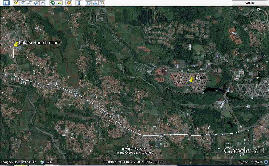 Jual Cepat dan Murah: Rumah tipe 21 di Perum Griya Raharja Cibanteng Bogor