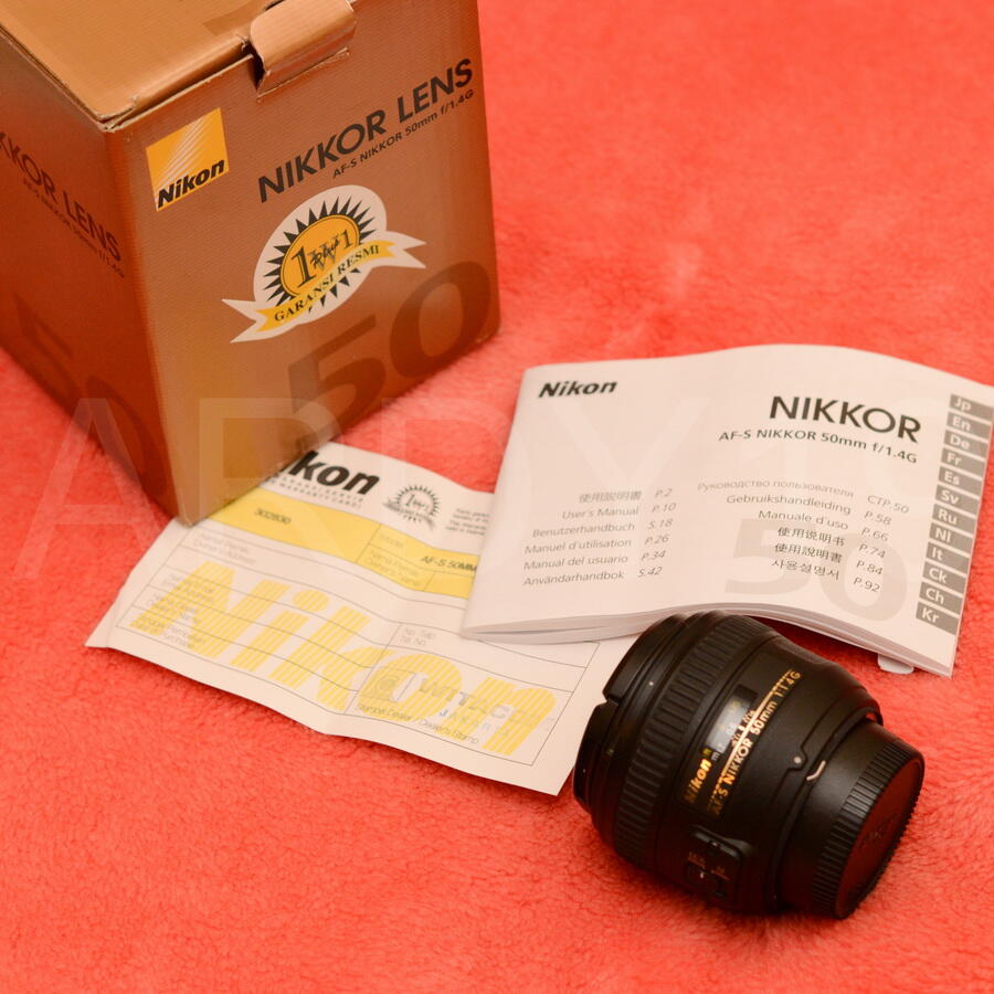 NIKON AF-S 50mm f/1.4G kinclong alta, banting harga!