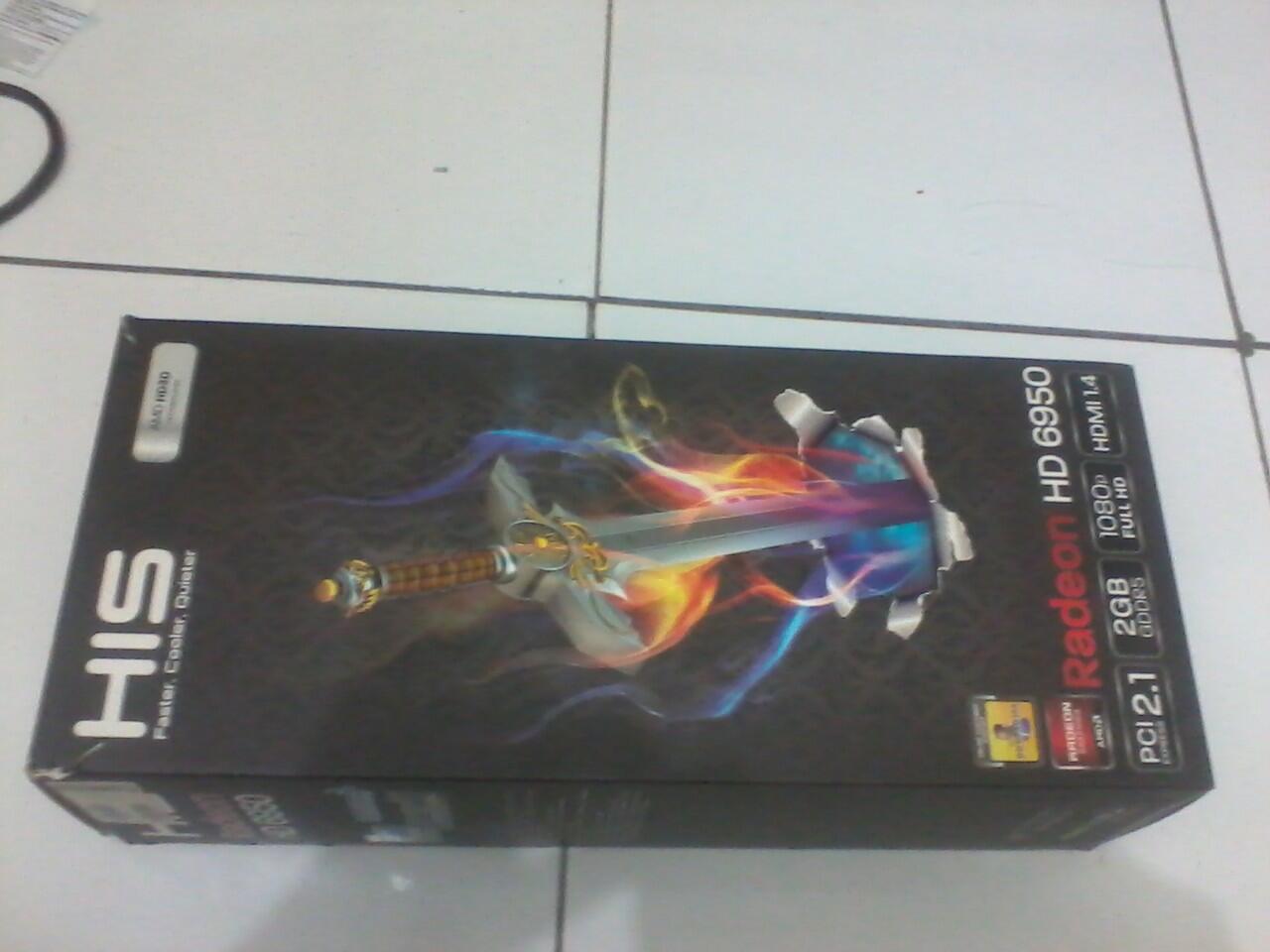 HIS HD 6950 2GB DDR5 UNLOCKED TO HD 6970 MURAH GAN !!