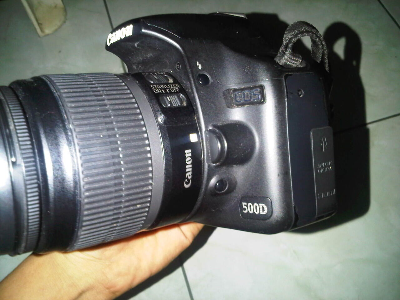 CANON EOS 500D + Lensa kit 18-55mm. JAKARTA !!