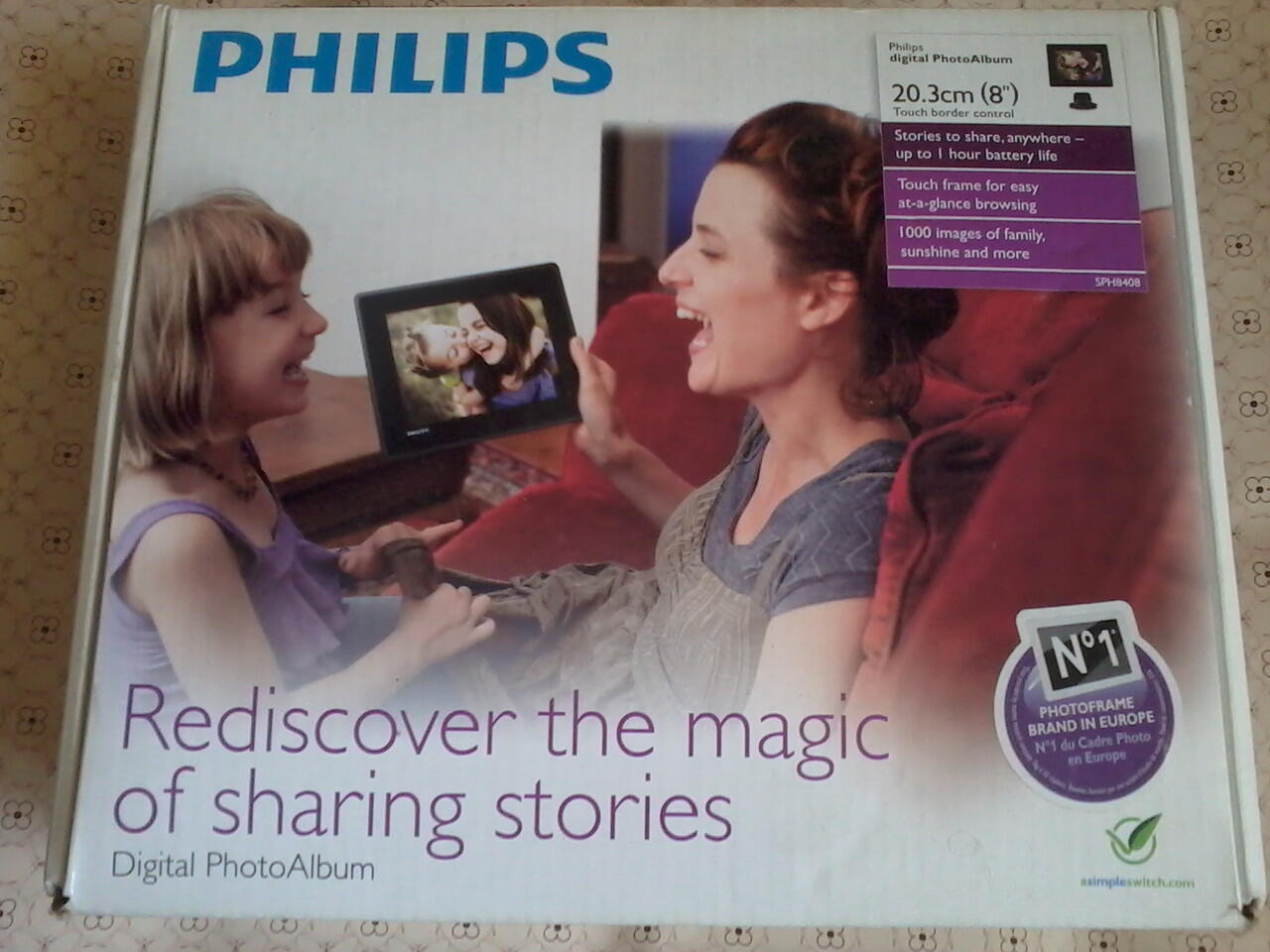 Digital Photo Frame Philips SPH8408 / 10