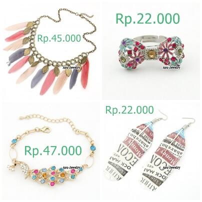 PRE ORDER ?aksesoris kalung gelang cincin anting? Reseller very welcome