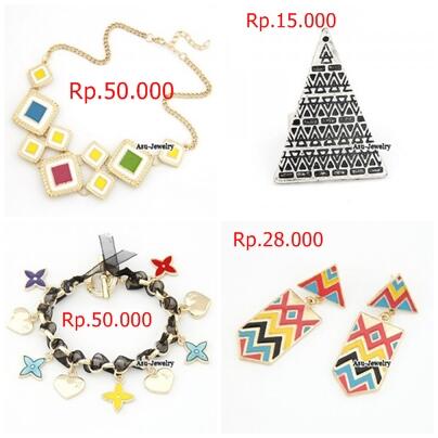 PRE ORDER ?aksesoris kalung gelang cincin anting? Reseller very welcome
