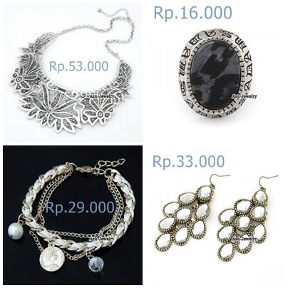 PRE ORDER ?aksesoris kalung gelang cincin anting? Reseller very welcome