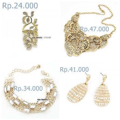 PRE ORDER ?aksesoris kalung gelang cincin anting? Reseller very welcome
