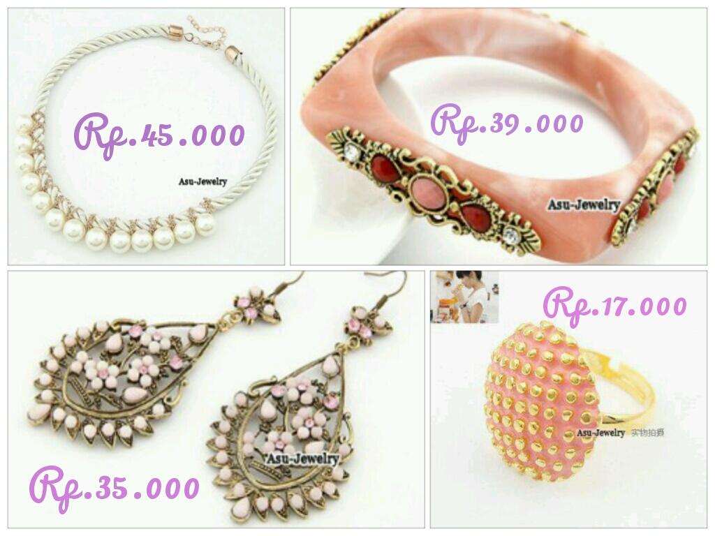 PRE ORDER ?aksesoris kalung gelang cincin anting? Reseller very welcome