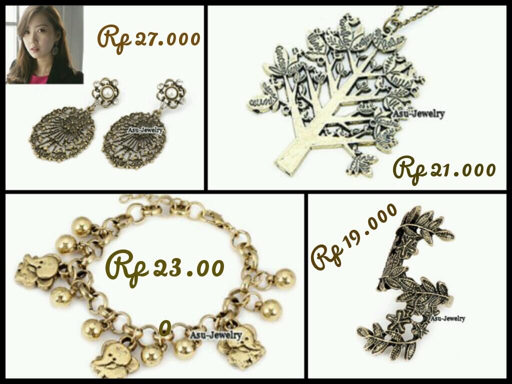 PRE ORDER ?aksesoris kalung gelang cincin anting? Reseller very welcome