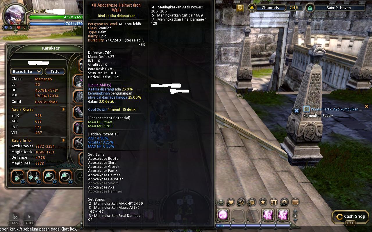 CHAR DRAGONEST MERCHENARY INA VESTINEL Murah