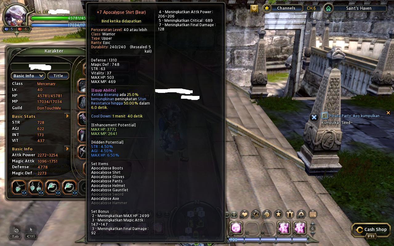 CHAR DRAGONEST MERCHENARY INA VESTINEL Murah