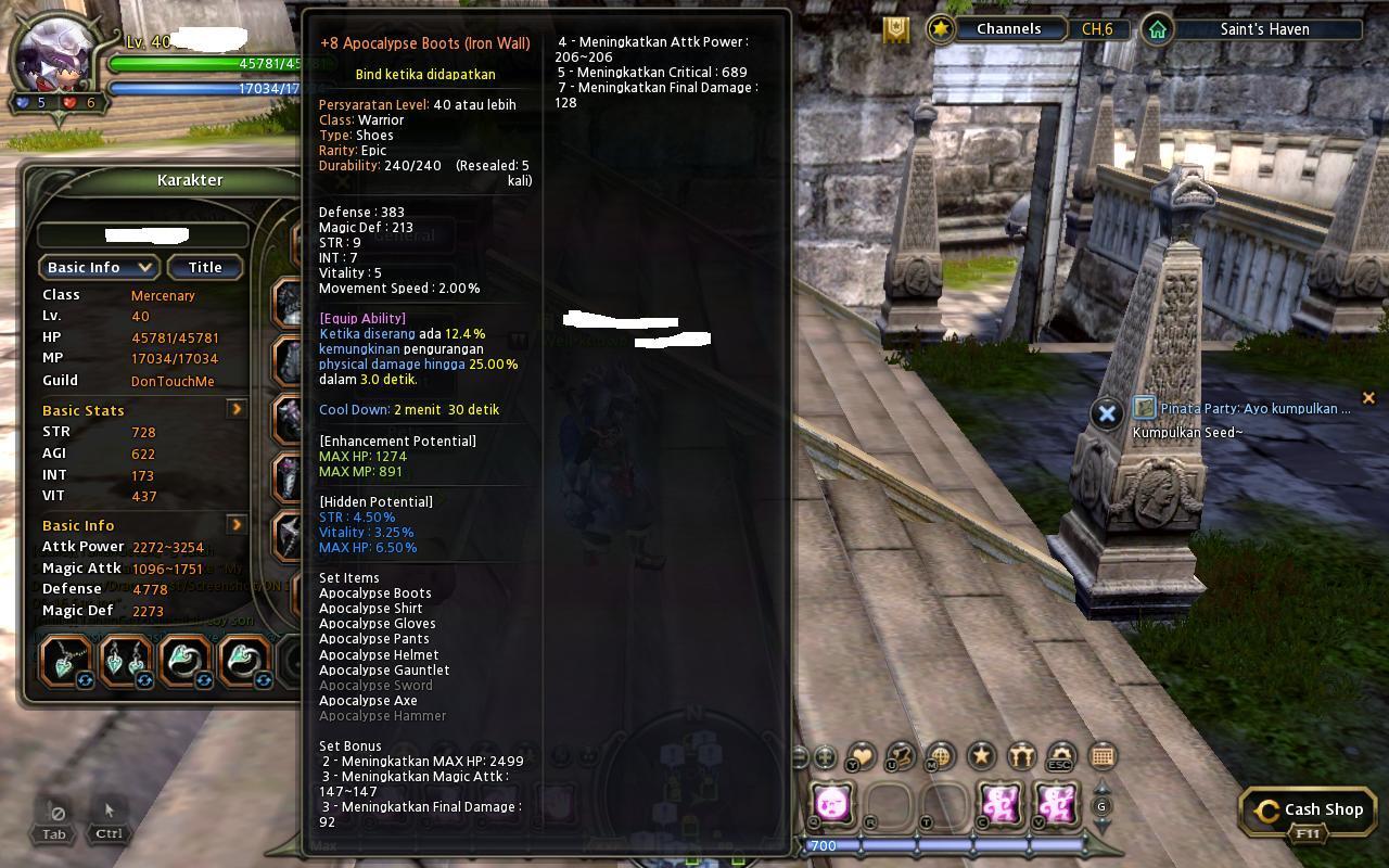 CHAR DRAGONEST MERCHENARY INA VESTINEL Murah