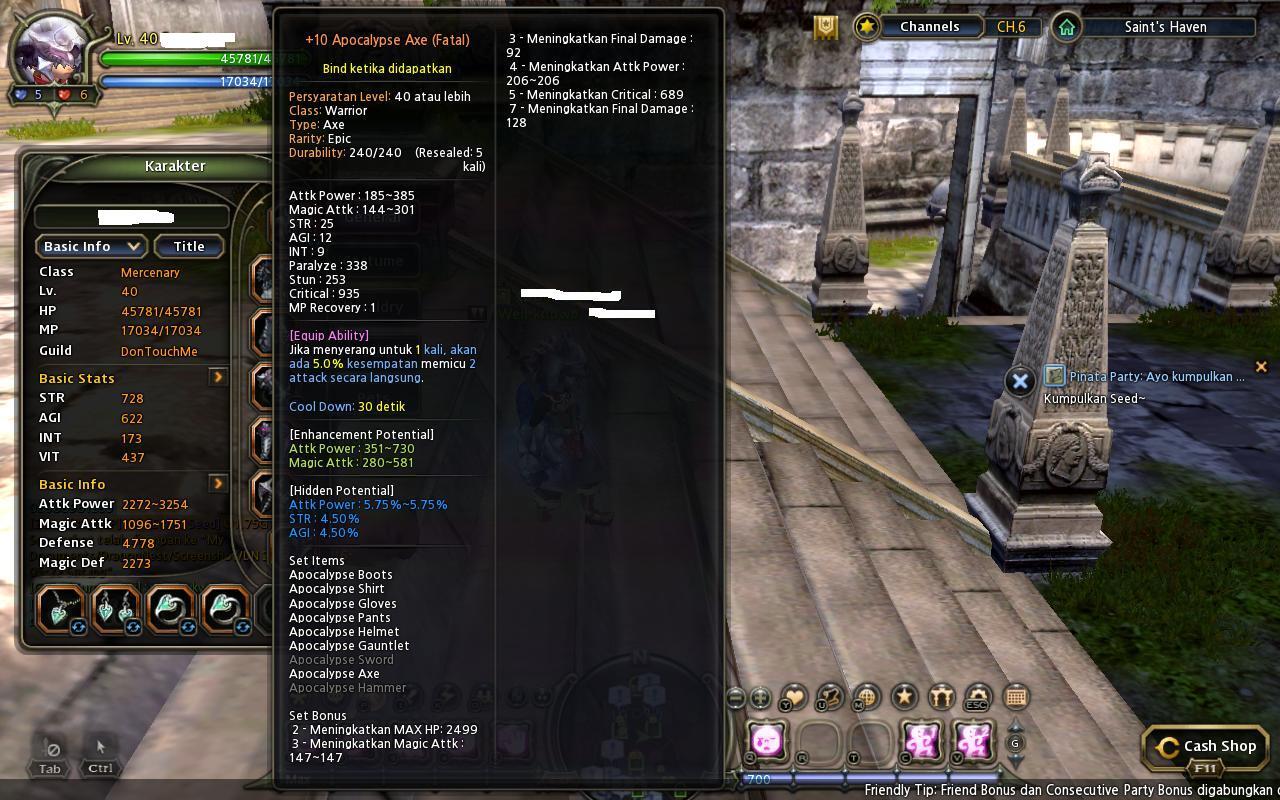 CHAR DRAGONEST MERCHENARY INA VESTINEL Murah