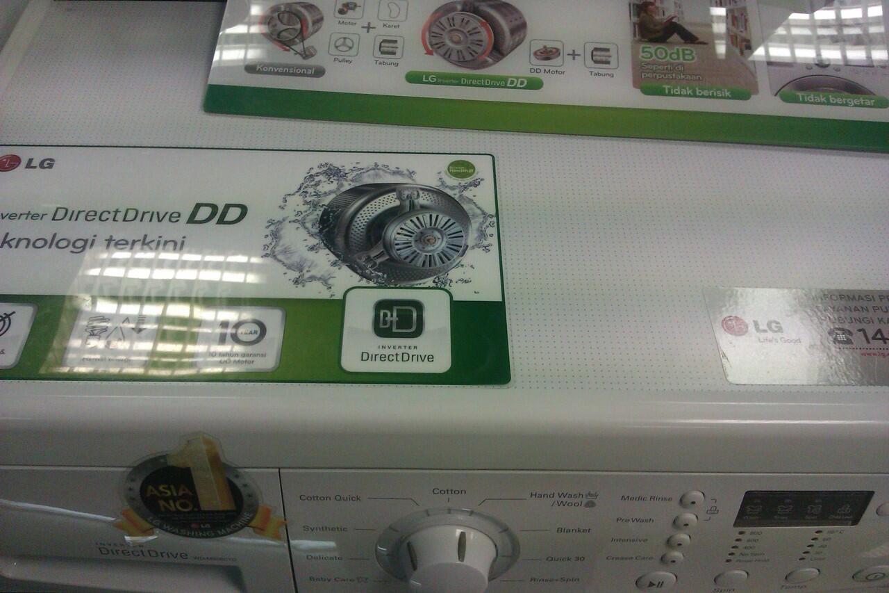 Cari Mesin  Cuci  Front Load LG WD M8060TD Inverter  Direct 