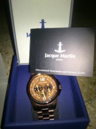 Wts Jam Tangan Jacque Martin 3141mf Swiss made