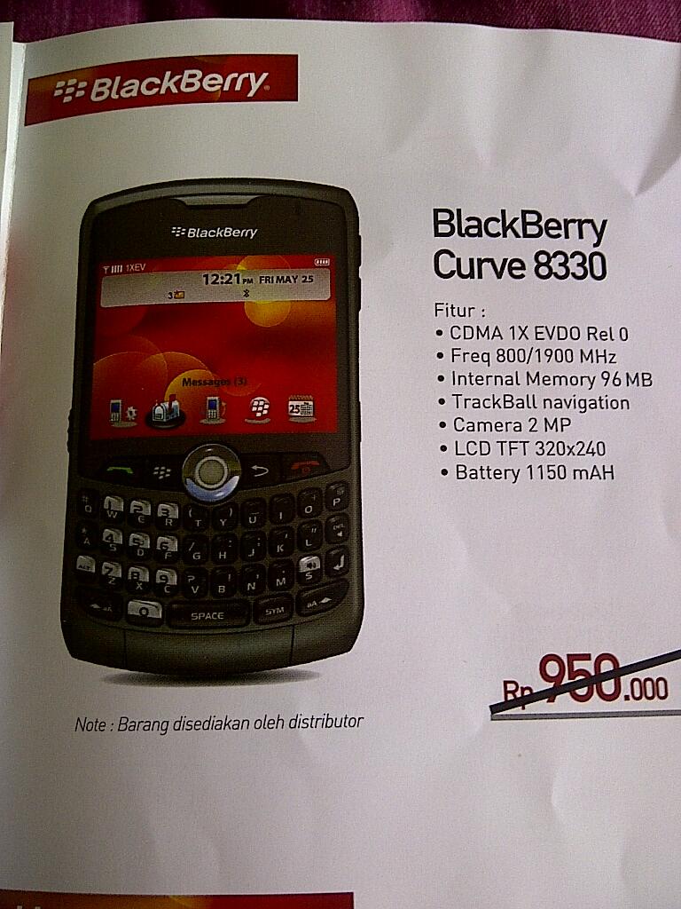 Terjual Promo Blackberry GSM, BB CDMA, Iphone 4S Cdma, Smartfren ...