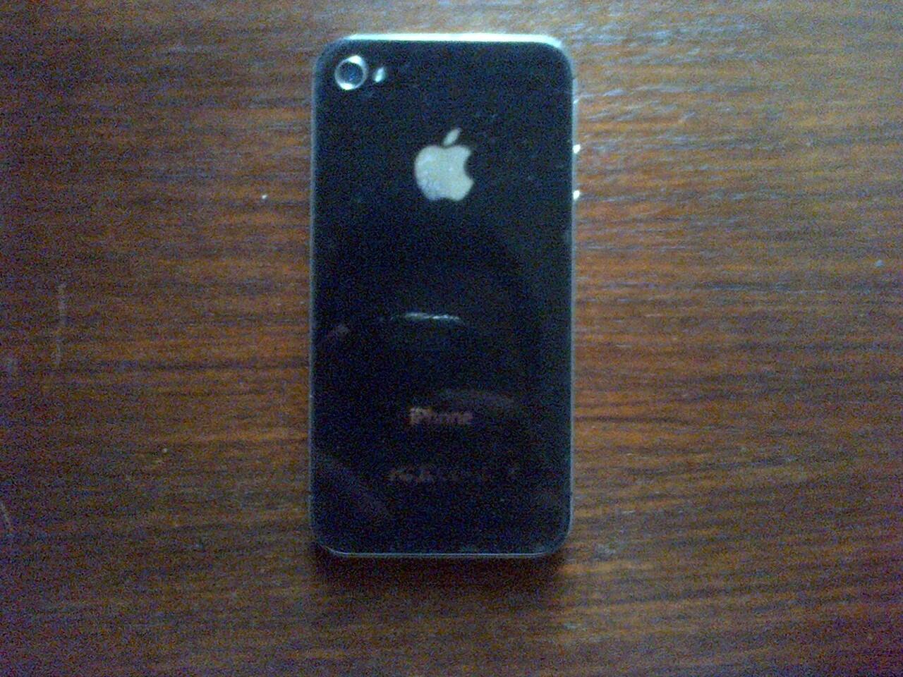 Jual iPhone 4s 16gb FU black lengkap
