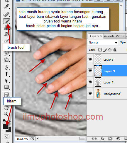 Photoshop Untuk Usaha  Cara Menempelkan Baju hasil design ke model