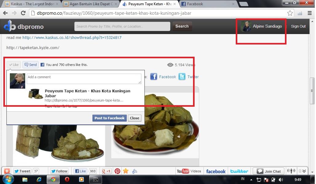 Agan Bantuin Like Dapat Cendol Dari Ane