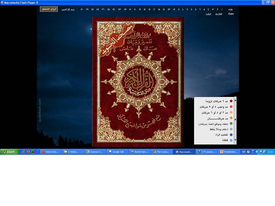 Silahkan Sedot Gan.. Al Quran Flash Tajwid Mantaap...