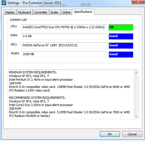 Error PES 2013