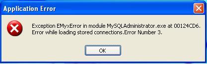 &#91;ASK&#93; MySQL 5.1 error