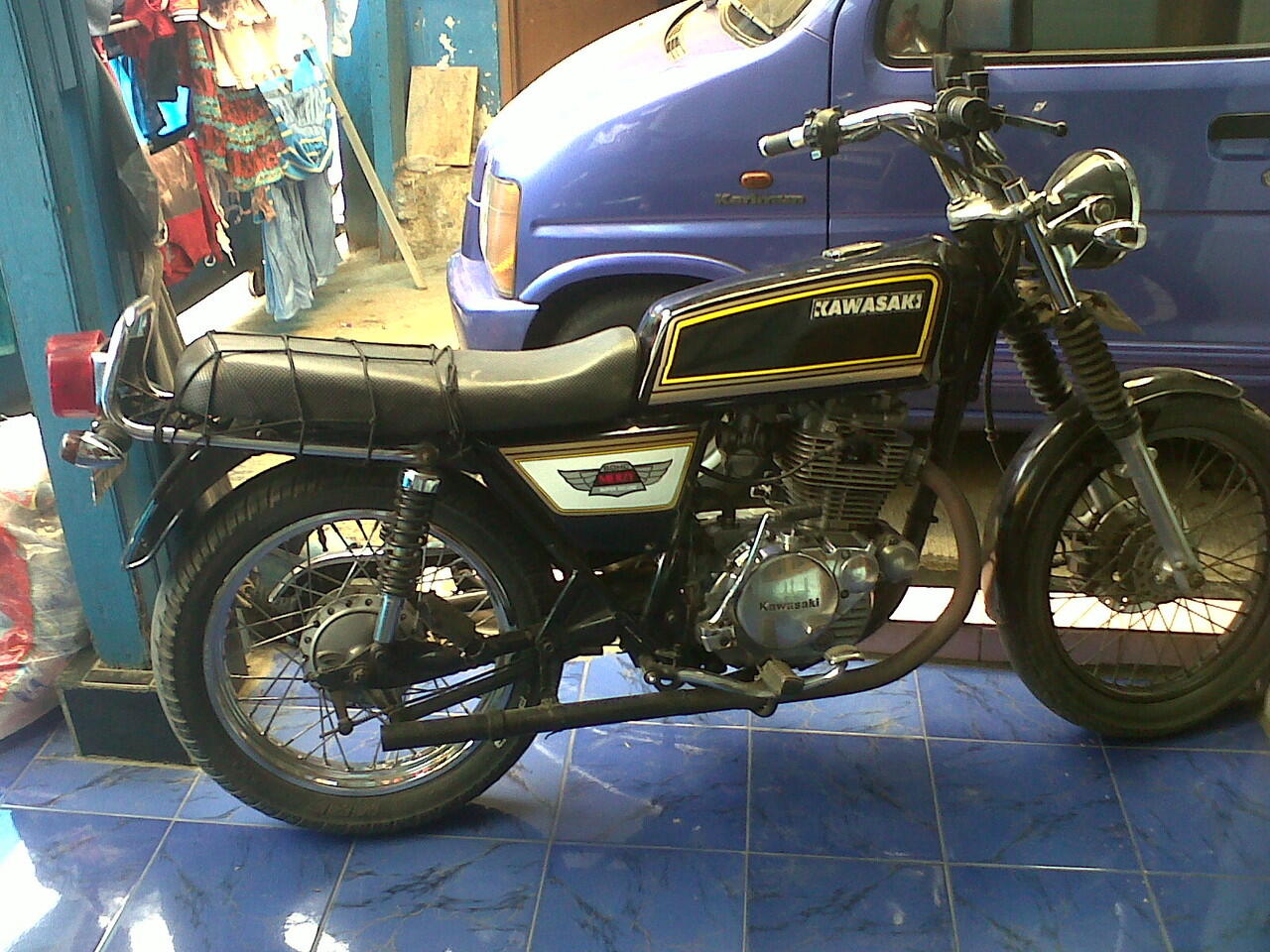 kawasaki KZ 200 cc binter mercy mesin mulus abis surat2 lengkap pajak panjang bandung