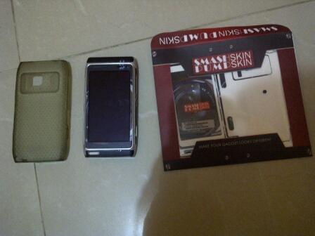 jual nokia N8 silver good condition batangan