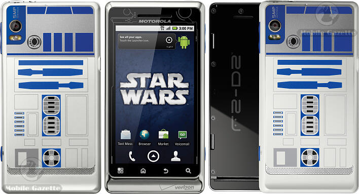 Jual hp android cdma koleksi starwars edition motorola droid2 r2-d2 dg proceco 1ghzgb