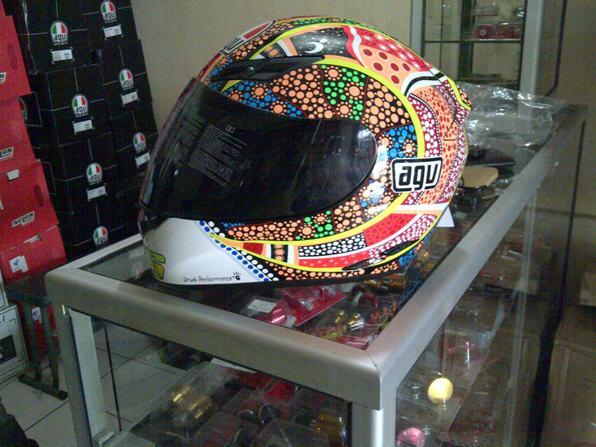 Helm AGV K3 V.Rossi (New Design il Laureato, Donkey, Valencia, Mugello Hands)TERMURAH