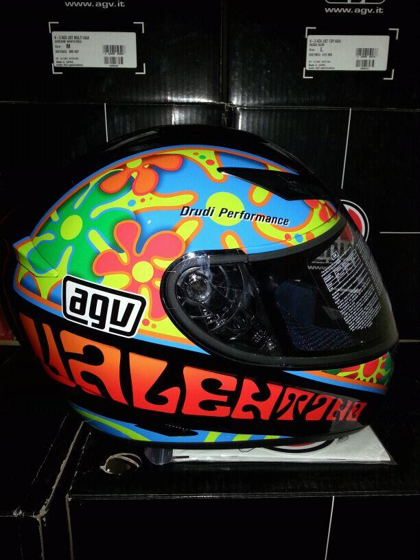 Helm AGV K3 V.Rossi (New Design il Laureato, Donkey, Valencia, Mugello Hands)TERMURAH