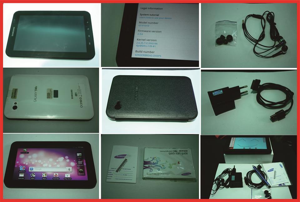 Samsung Galaxy Tab | Tipe P1010 | Fullset | Bandung