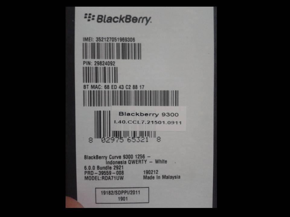 Blackberry Gemini 3G 9300 (Keppler) baru d pake 3 bln