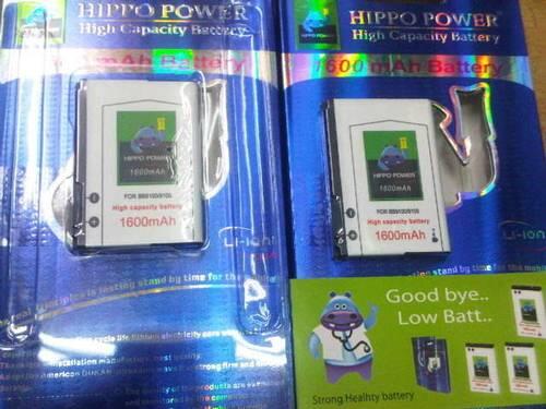 baterai/battery/batere/batre blackberry highcapacity hippo,powerbank hippo, cross