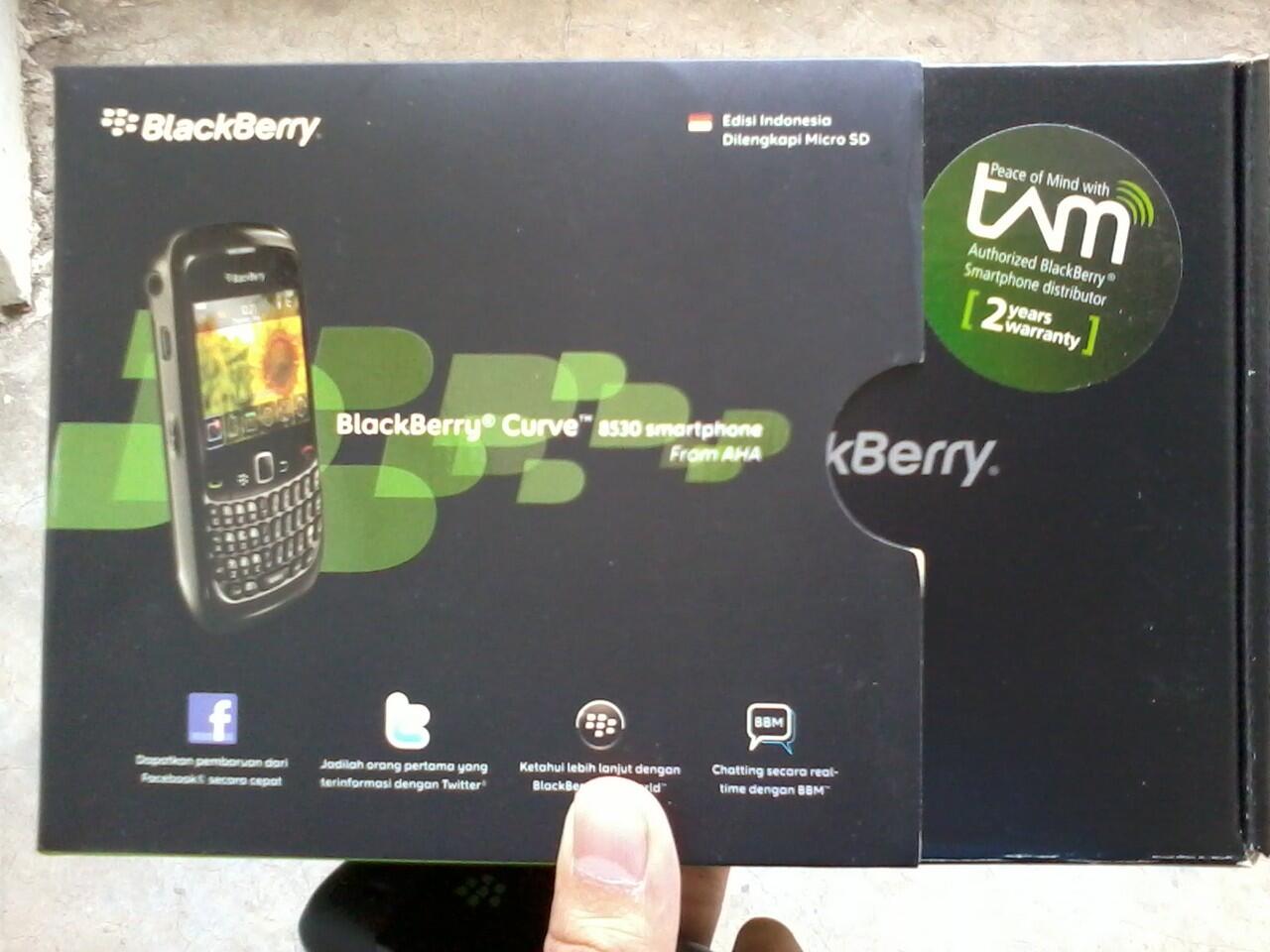 WTS Blackberry 8530 (Aries) garansi TAM bundling AHA.
