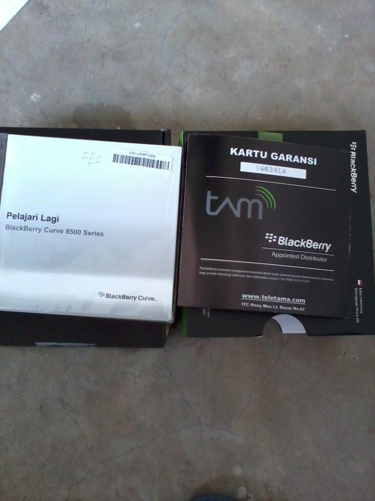 WTS Blackberry 8530 (Aries) garansi TAM bundling AHA.