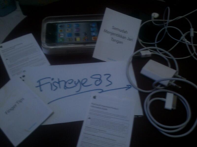 jual ipod touch 4th gen 8GB + bonus