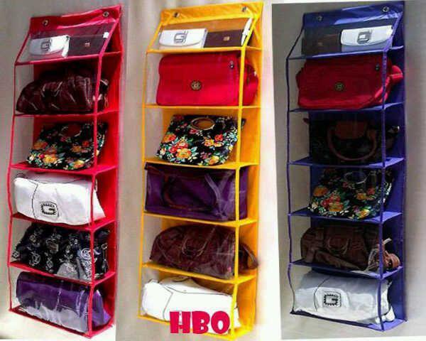 Rak tas gantung HBO ( Hanging Bag Organizer )