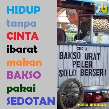 NAMA bakso yang bikin ngakak XD