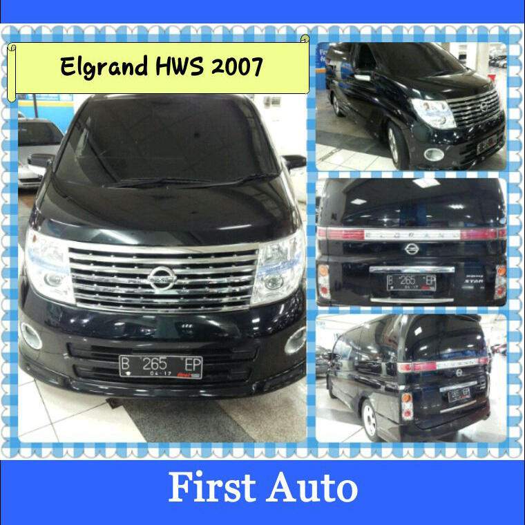 Nissan Elgrand | 2007 | Hitam | Nego