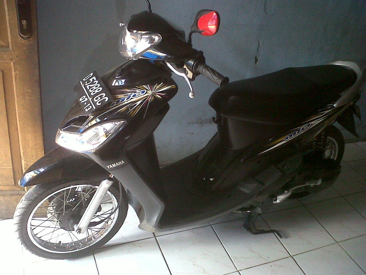 yamaha mio 2008 garnis hitam mesin dan kaki2 ga akan kecewa bagus bandung