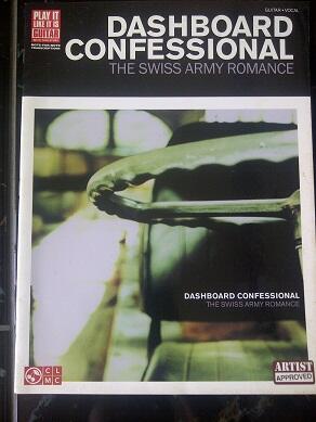 Dashboard Confessional ARTIST APPROVED Chord Book