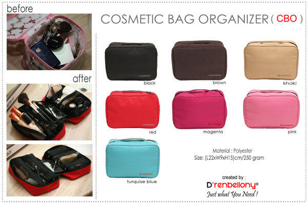 Cosmetic Bag Organizer D'renbellony