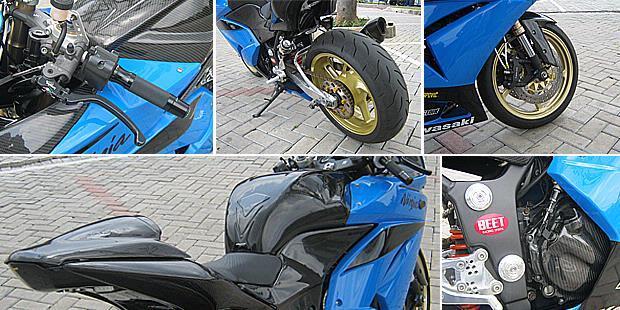 WTS :Kawasaki ninja 250 th 2009 black FULL Speck