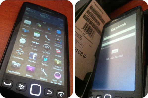 BLACKBERRY MONZA 9860 ISTIMEWA