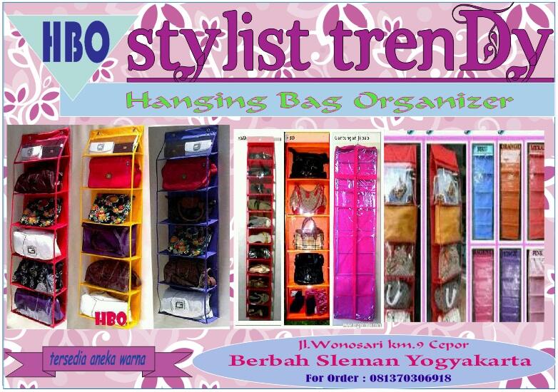 Rak tas gantung HBO ( Hanging Bag Organizer )